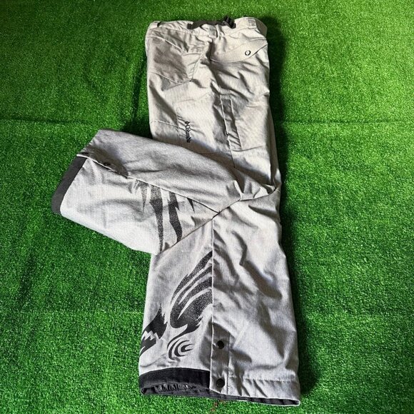Columbia Convert Snow Pants Youth 14/16 Omni-Shield Insulated Ski Snowboard Gray - Picture 1 of 16